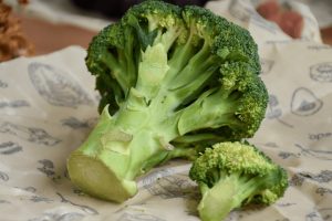 使用蜂蠟布保鮮六天後的花椰菜